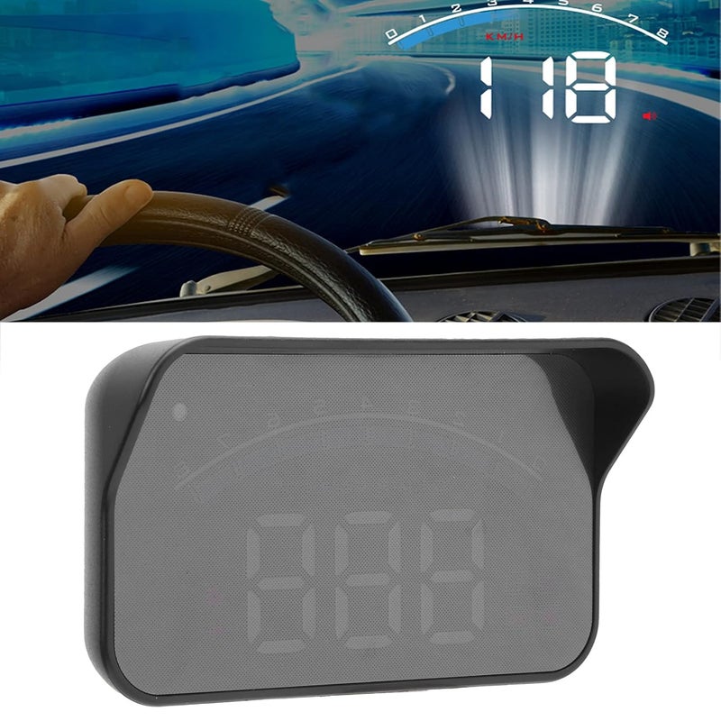 EIMSOAH Car HUD Head Up Projector, Universal Car High Definition,Car Universal, Speed, Engine RPM,OBD HUD Windshield Projector Overspeed Security Alarm,OverSpeed Warning for All OBDII - Image 1